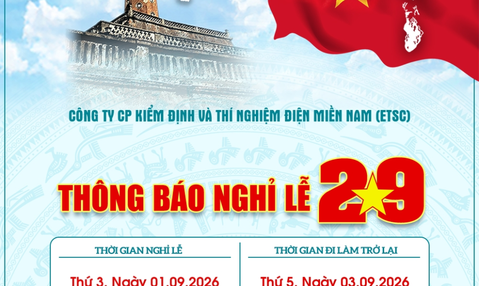 CÔNG TY CP KIỂM ĐỊNH VÀ THÍ NGHIỆM ĐIỆN MIỀN NAM